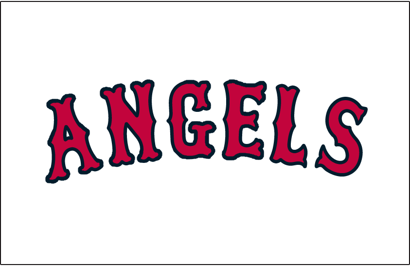 California Angels 1965-1970 Jersey Logo fabric transfer version 2
